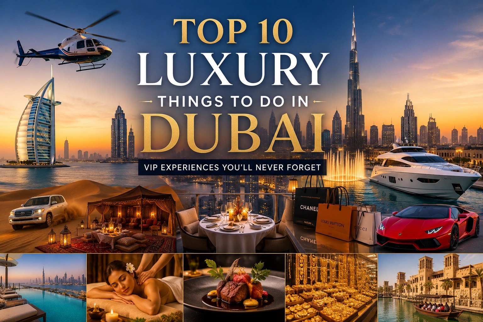 Luxury Things to Do in Dubai